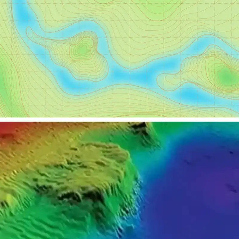 hydrographic survey and bathymetric survey